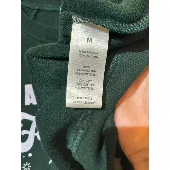 NWOT Wildfox M Green Coca-Cola Graphic Crew Neck Sweatshirt Pullover Comfort - Picture 9 of 9